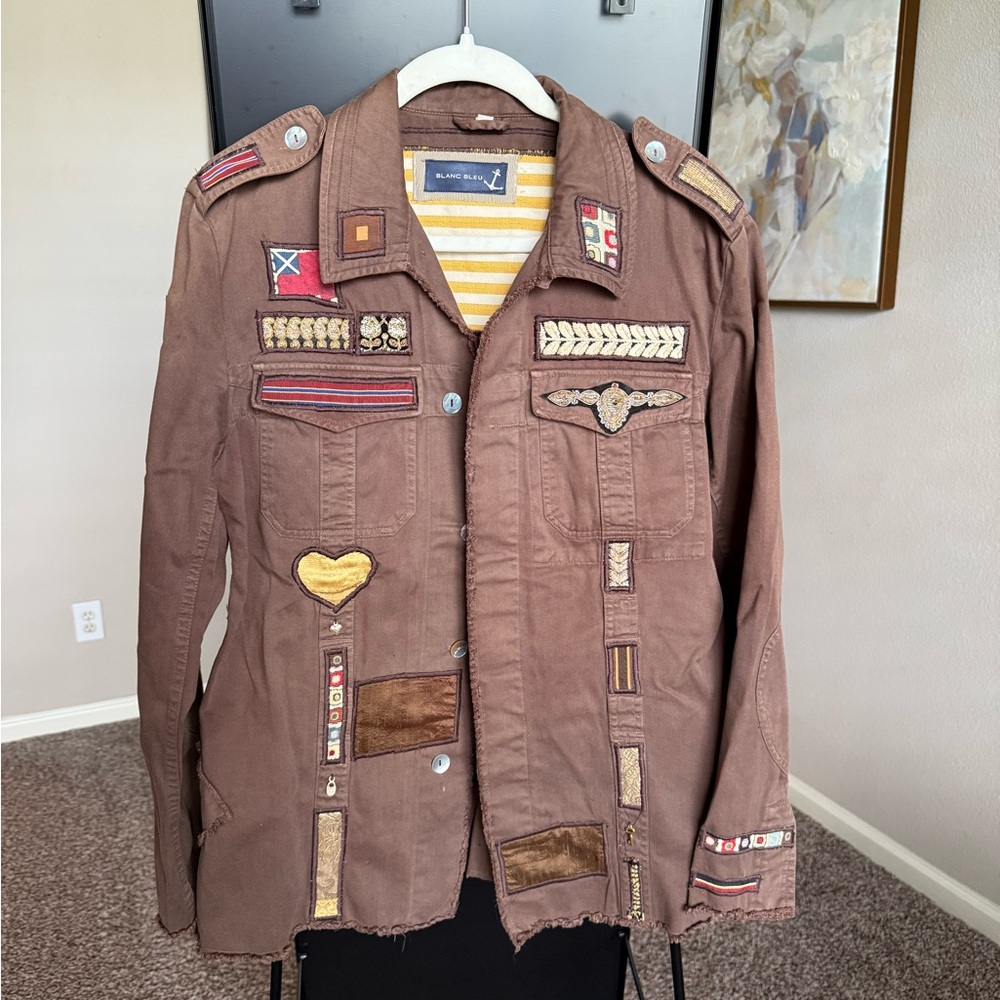 Brown Jacket with Insignia